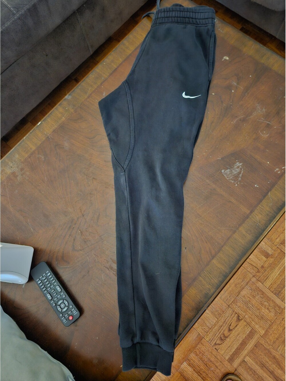 Nike Club Fleece Tapered Black Jogger Pants Men's Size Small